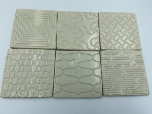 Kafelki Sashiko. Porcelit. 25,00 zł szt.  