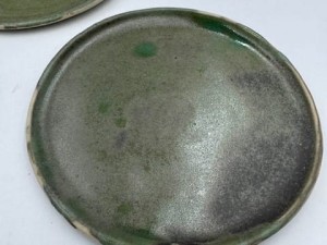 Talerzyk 18,5 cm, zieleń vanadynit