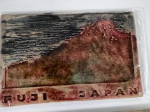 Pocztówka ceramiczna Góra Fuji-san