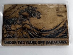 Pocztówki ceramiczne Wielka Fala Kanagawa