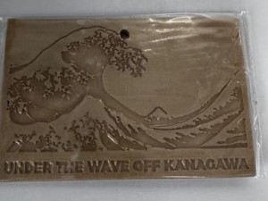 Pocztówki ceramiczne Wielka Fala Kanagawa