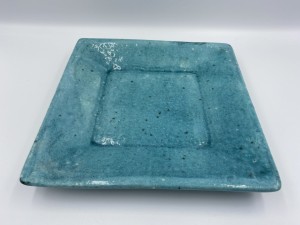 Talerz kwadrat 20 cm. Coral reef waters.