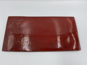 Płytka prostokąt 20 cm.  Kardynał. 