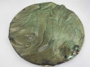 Talerz alpejski, 30 cm.  Zieleń lasu. 
