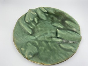 Talerz alpejski, 30 cm.  Zieleń liściasta. 